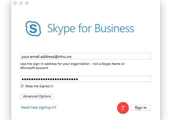 do i need lynch with outlook 2016 to use skype for business on a mac